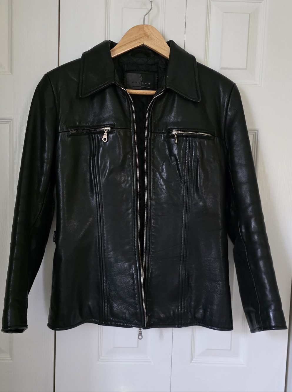 Rudsak Women's Black Insulated Leather Jacket Made In Canada Small - Picture 5 of 16